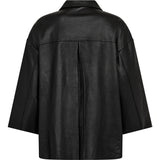 Depeche leather wear Tonja oversize skjorte Shirts 099 Black