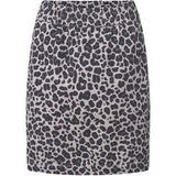 Depeche Clothing Trendy Jane nederdel Skirts 281 Grey leo print