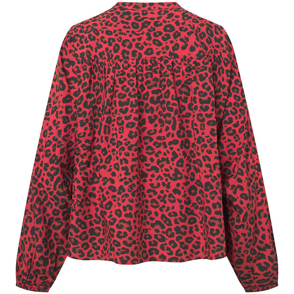 Depeche Clothing Trendy Kylie bluse Blouse 277 Red Animal Print