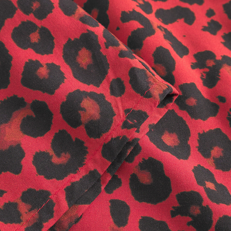 Depeche Clothing Trendy Kylie bluse Blouse 277 Red Animal Print