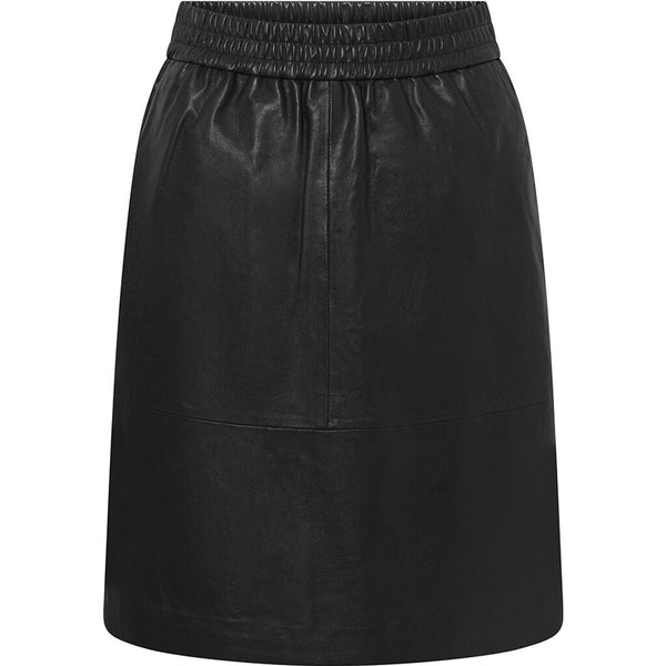 Depeche leather wear Trendy Maria skindnederdel Skirts 099 Black (Nero)