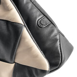 DEPECHE Trendy cross over taske i blød læderkvalitet Cross over 229 Black/Vanilla