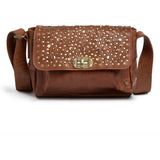 DEPECHE Trendy crossover med nitter Cross over 005 Vintage cognac