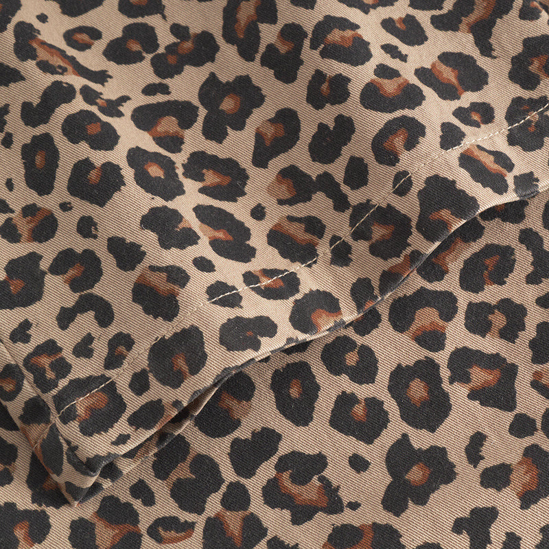 Depeche Clothing Trendy leopard bukser (HW) Pants 261 Leopard Printed