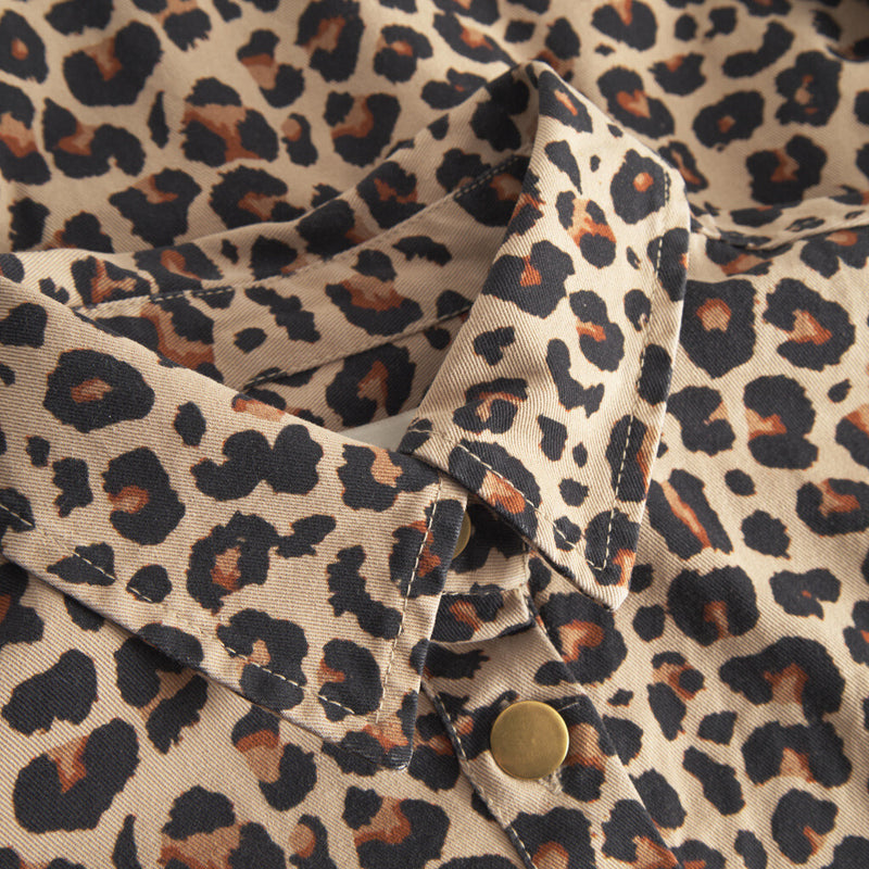 Depeche Clothing Trendy leopard skjorte Shirts 261 Leopard Printed