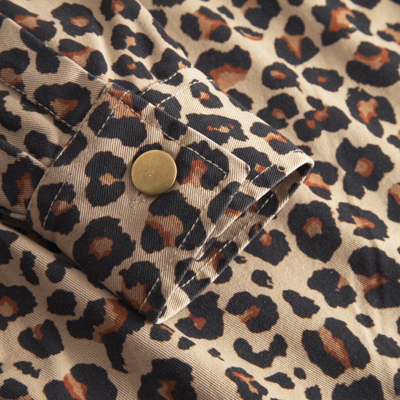 Depeche Clothing Trendy leopard skjorte Shirts 261 Leopard Printed