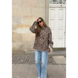 Depeche Clothing Trendy leopard skjorte Shirts 261 Leopard Printed