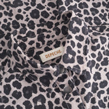 Depeche Clothing Trendy leopard skjorte Shirts 281 Grey leo print