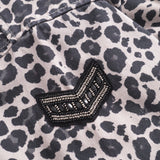 Depeche Clothing Trendy leopard skjorte Shirts 281 Grey leo print