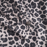 Depeche Clothing Trendy leopard skjorte Shirts 281 Grey leo print