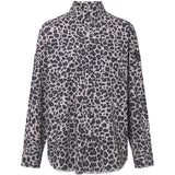 Depeche Clothing Trendy leopard skjorte Shirts 281 Grey leo print