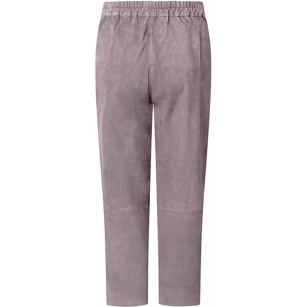 Depeche leather wear Trendy ruskindsbukser i en dejlig blød kvalitet Pants 204 Lavendel