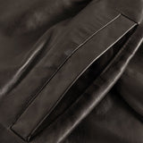 A - shape Doria nederdel i blødt skind / 51130 - Chocolate - DEPECHE