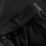 A skirt w/belt / 50158 - Black - DEPECHE