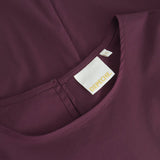 Abi kjole med ¾ pufærmer / 100212 - Burgundy - DEPECHE