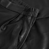 Depeche leather wear Alicia klassisk skindbuks med lige ben Pants 099 Black