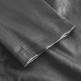 Depeche leather wear Amelia chino skindbuks i 7/8 dels længde Pants 129 Dark grey