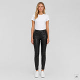 Amelia MW 7/8 Chino Skindbuks / 14254 - Black - DEPECHE