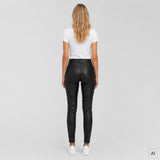 Amelia MW 7/8 Chino Skindbuks / 14254 - Black - DEPECHE