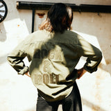 Angie skjorte / 100348 - Khaki - DEPECHE