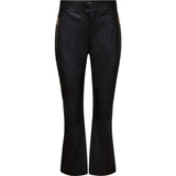 Anka 7/8 skindbuks med flare / 51380 - Black - DEPECHE