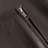 Depeche leather wear Ava RW flare 7/8 længde skindbuks i strækbar kvalitet Pants 008 Chocolate