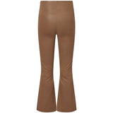 Ava RW flare 7/8 længde skindbuks i strækbar kvalitet / 50896 - Nougat - DEPECHE