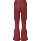 Depeche leather wear Ava RW flare 7/8 længde skindbuks i strækbar kvalitet Pants 243 Racing Red