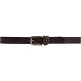 DEPECHE Bælte med nitter Belts 161 Dark brown