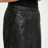 Depeche leather wear Bella MW Fuldlængde Buks Pants 099 Black