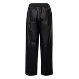 Depeche leather wear Bella MW Fuldlængde Buks Pants 099 Black