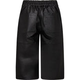 Bermuda shorts i skind (HW) / 51174 - Black - DEPECHE