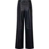 Depeche leather wear Boa HW Wide Skindbukser Pants 031 Ocean
