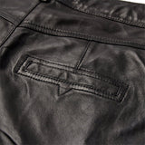 Depeche leather wear Boa skindbukser - Wide leg (HW) Pants 099 Black