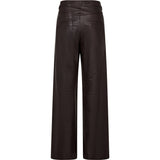 Depeche leather wear Boa skindbukser - Wide leg (HW) Pants 008 Chocolate