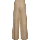 Depeche leather wear Boa skindbukser - Wide leg (HW) Pants 177 Cream