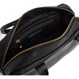 DEPECHE Boxy crossover taske i koskind Cross over 099 Black