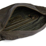 Bumbag i en smørblød læderkvalitet / 15822 - Army Green - DEPECHE