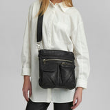 DEPECHE Cool crossbody taske i kvalitetslæder Crossover 099 Black
