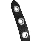 DEPECHE Cool læderbælte dekoreret med store eyelets Belt 098 Silver