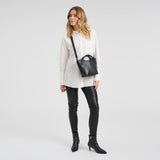 Crossover i koskind med tube - strop - detaljer / 17000 - Black - DEPECHE