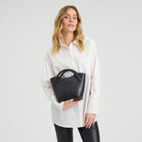 Crossover i koskind med tube - strop - detaljer / 17000 - Black - DEPECHE