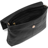 Crossover skindtaske dekoreret med metalring / 15306 - Black - DEPECHE