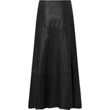 Depeche leather wear Dariana lang skindnederdel Skirt 099 Black
