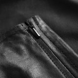 Depeche leather wear Dariana lang skindnederdel Skirt 099 Black