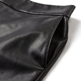 Didde skind shorts / 51440 - Black - DEPECHE
