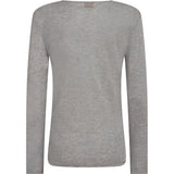 Depeche Clothing Drew Kashmir Bluse Blouse 332 Light Grey Melange