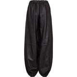 Depeche leather wear Ella ballon bukser i blødt lammeskind Pants 099 Black