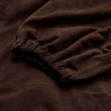 Depeche leather wear Ella ballon bukser i blødt ruskind Pants 067 Dusty brown