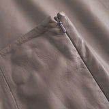 Elvira klassisk skindnederdel / 51226 - Latte - DEPECHE